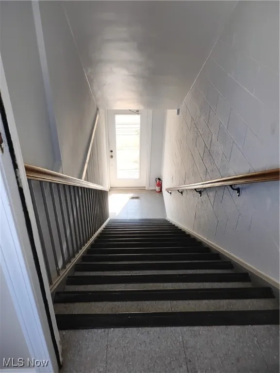 View of stairway