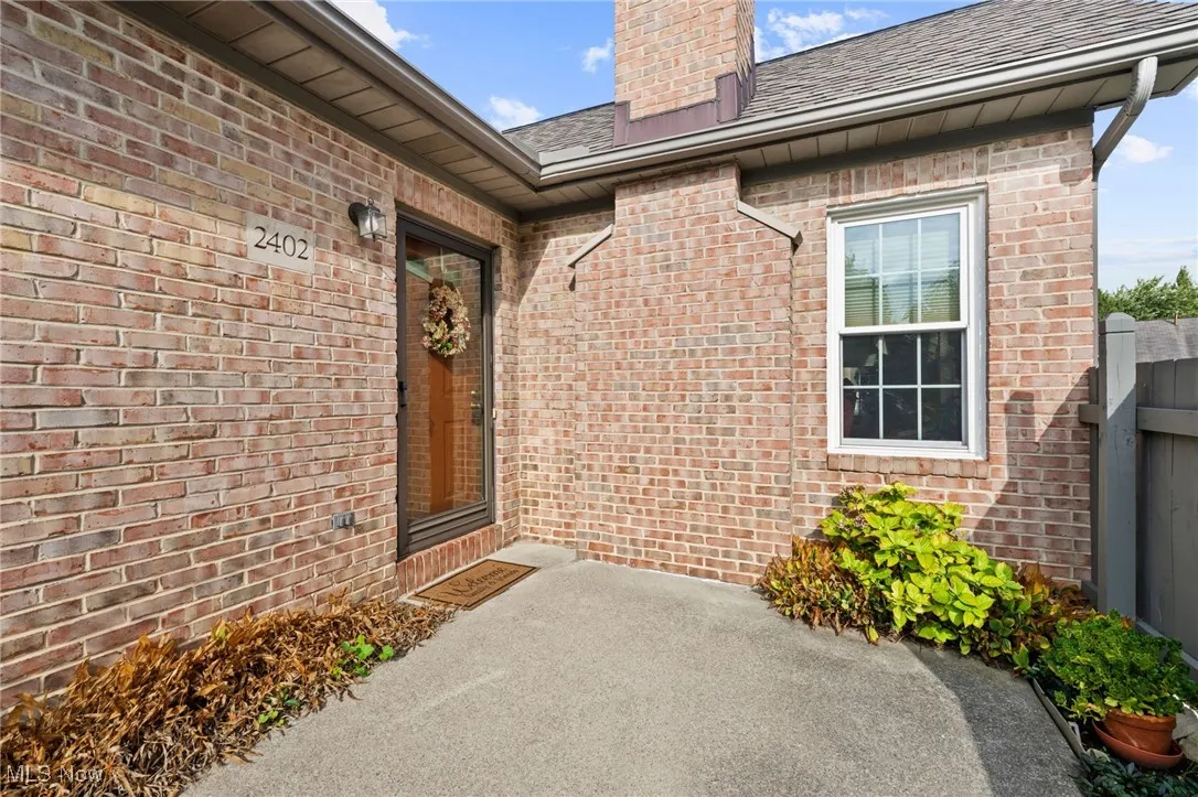 Entrance to property