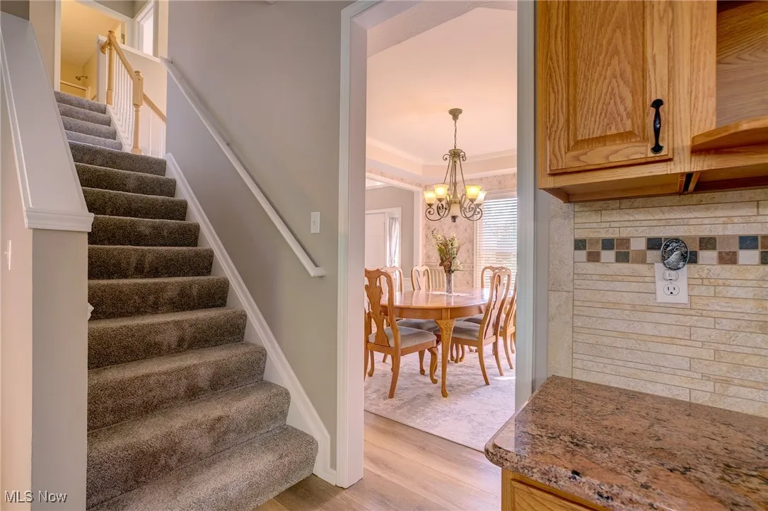 Stairway from Kitchen to 2nd Floor