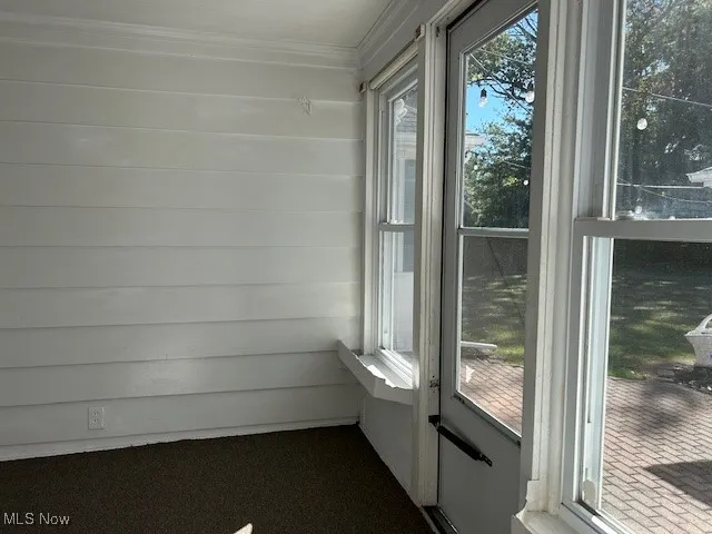 Mud room at rear entry.
