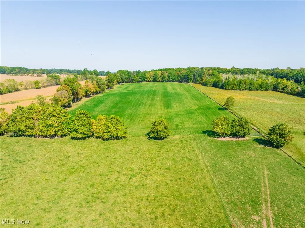 Aerial view of 10-acre hayfield