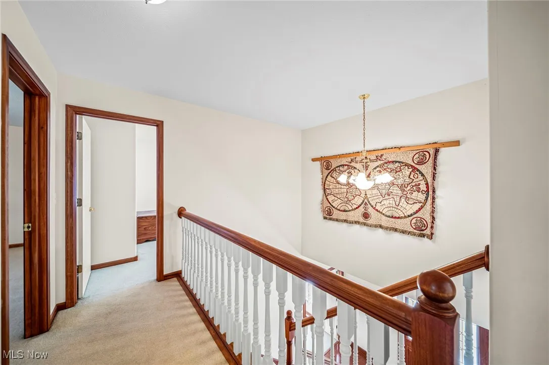 Second Floor hallway overlooking the Foyer