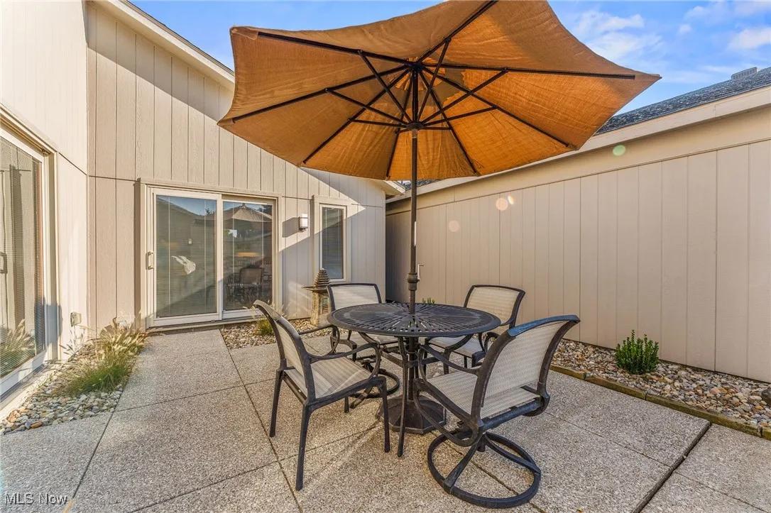 View of patio / terrace with outdoor dining area