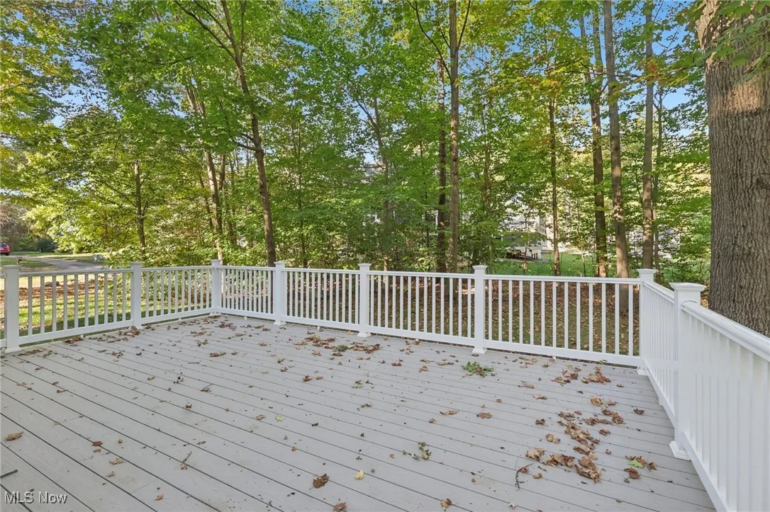 View of deck