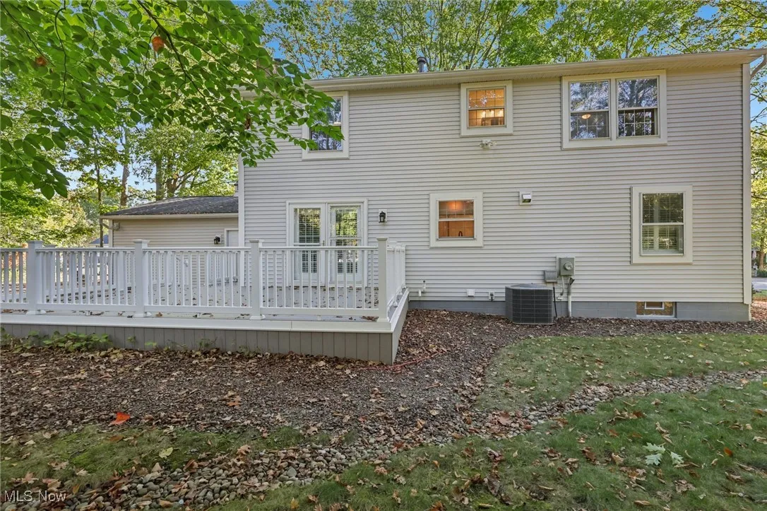 Rear view of house