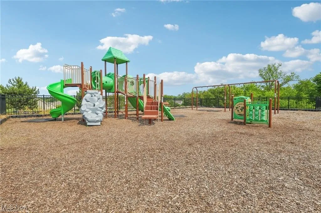 View of community jungle gym