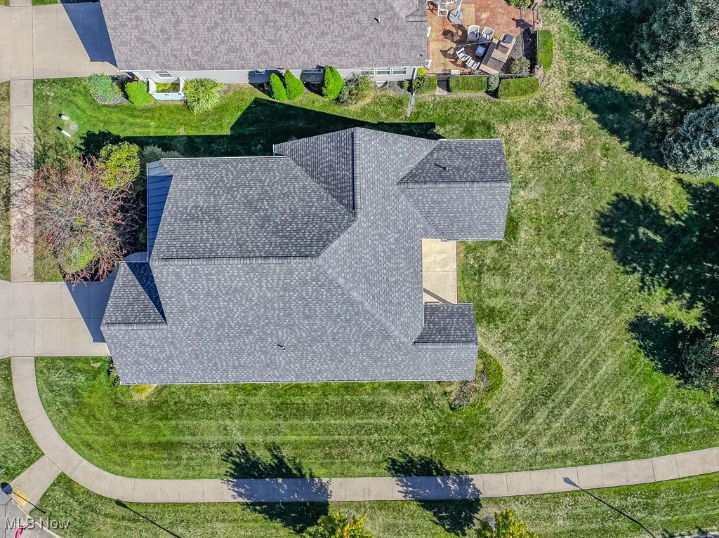 Aerial view of property and surrounding area