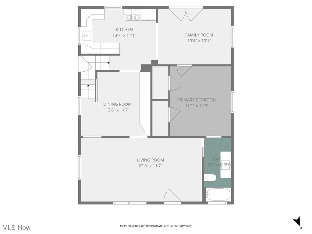 View of floor plan / room layout