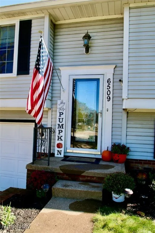 Doorway to property