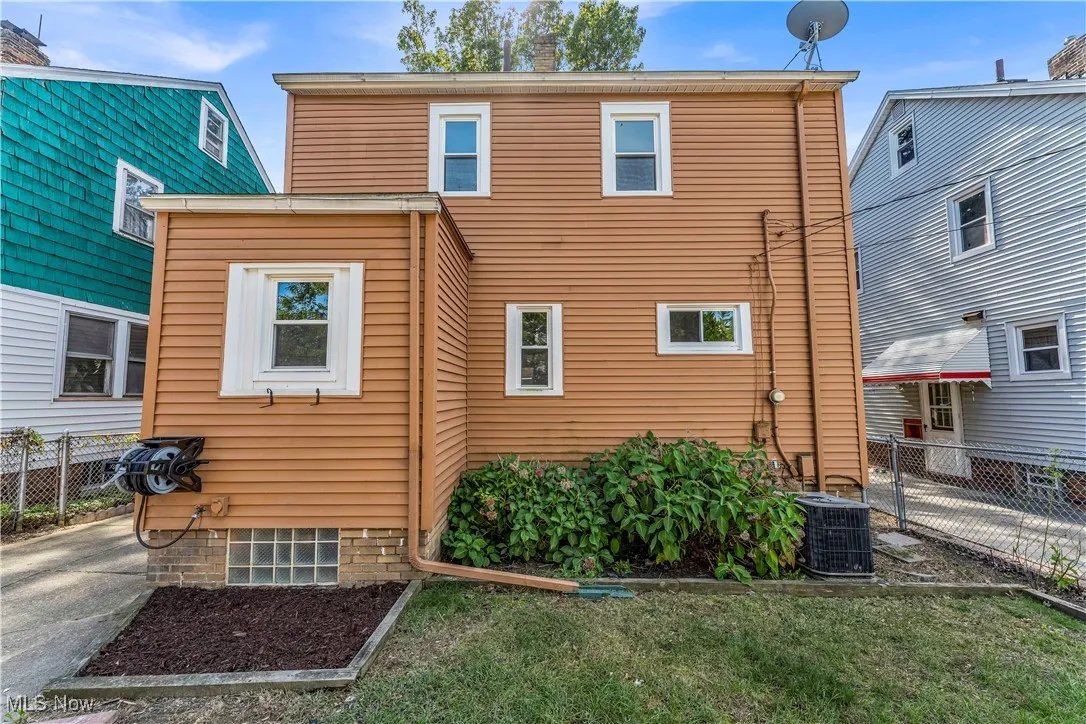 Rear view of property