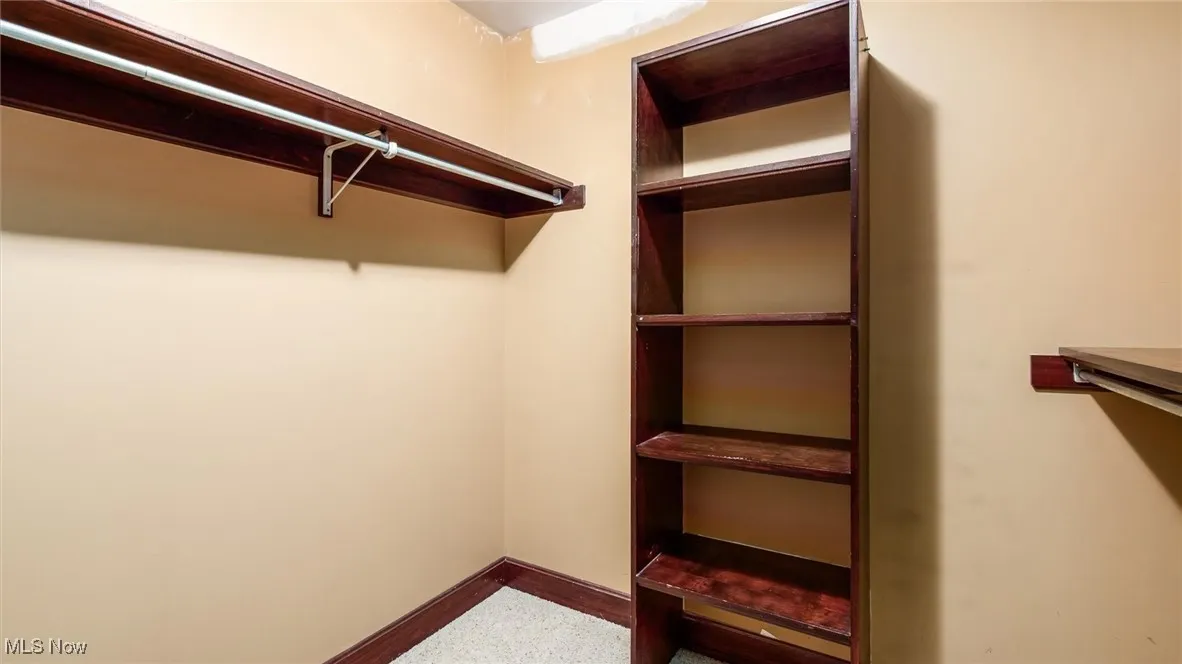View of spacious closet