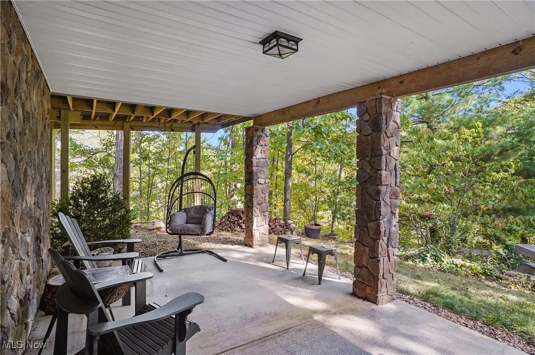 View of patio