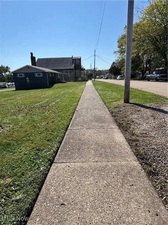 View of green lawn