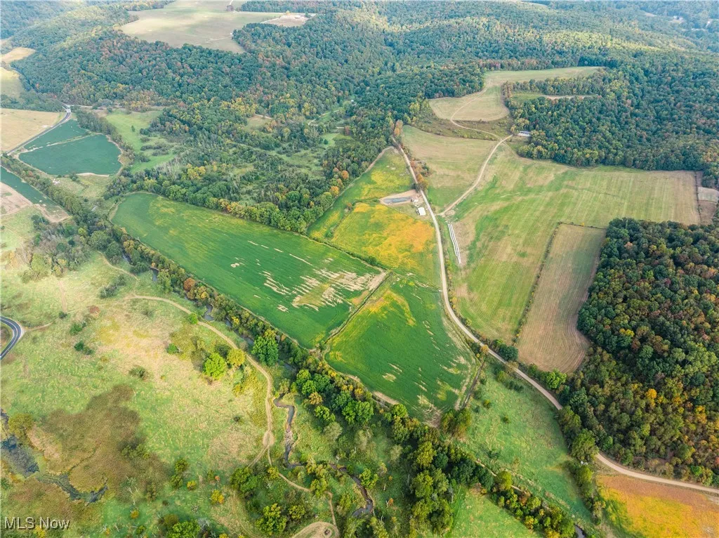 Aerial view of property's location
