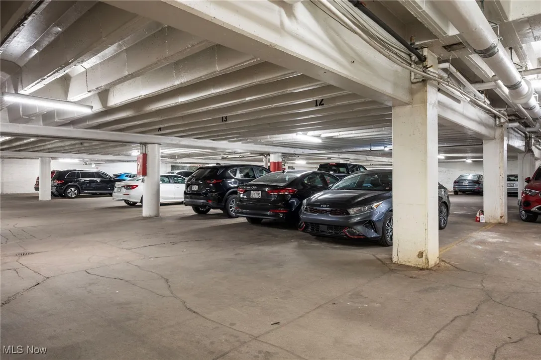 Enclosed parking