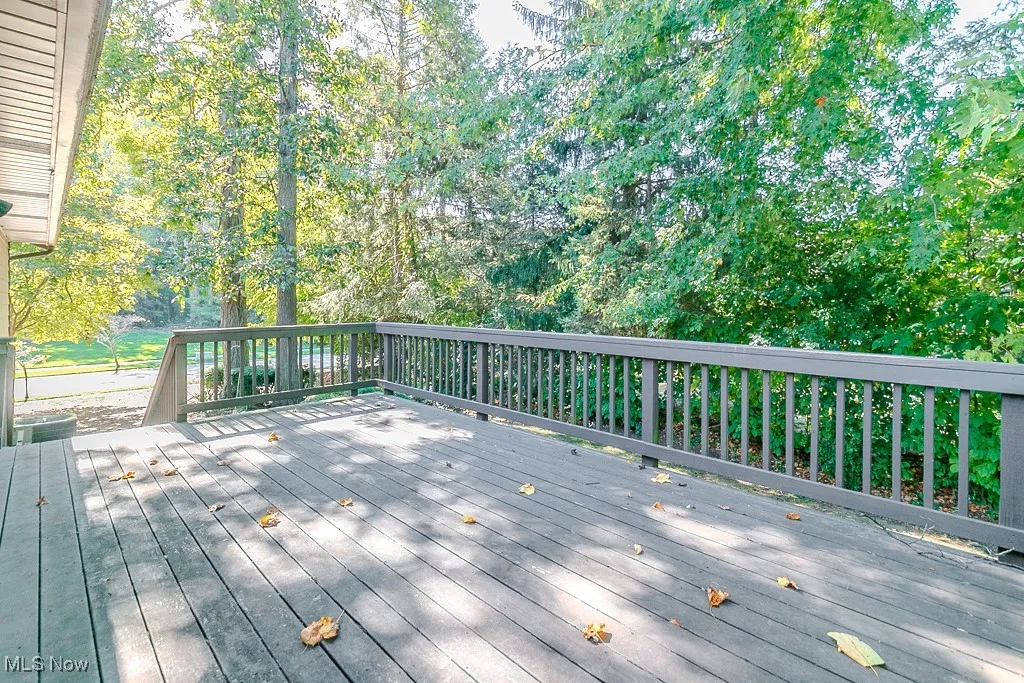 View of deck