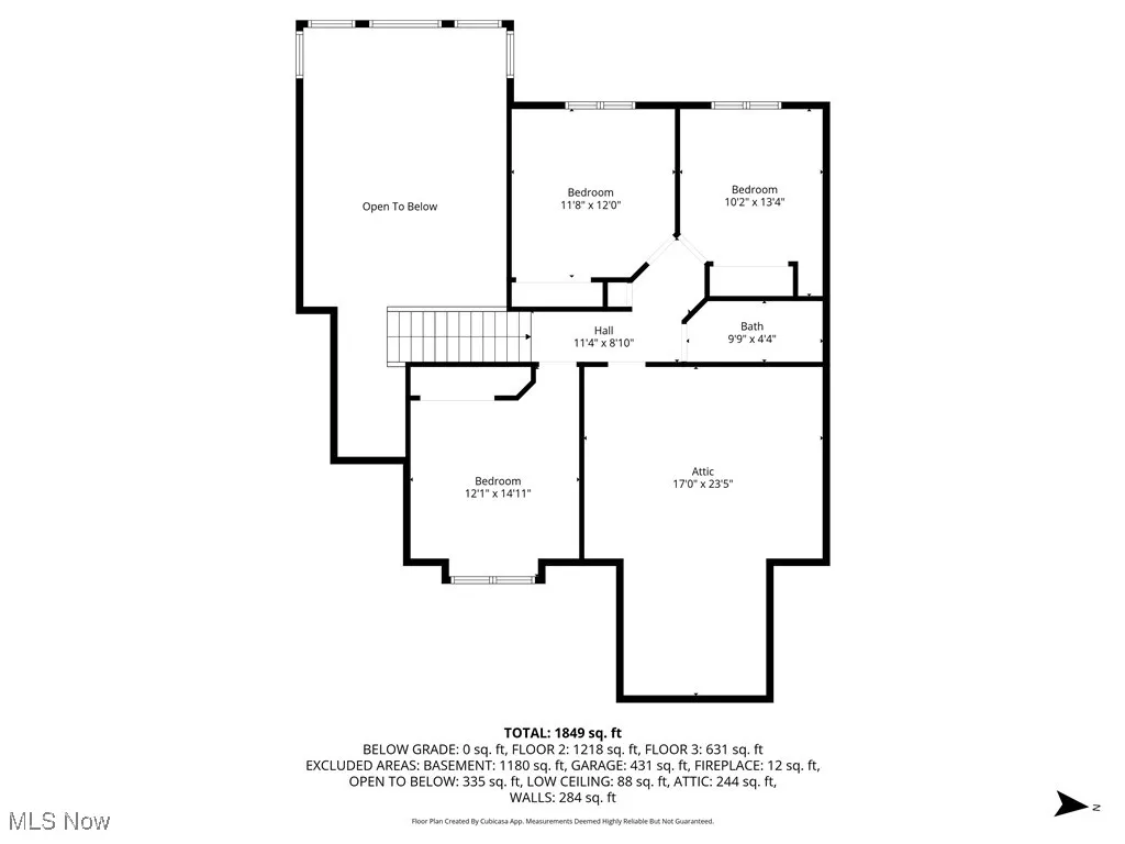 Second floor plan