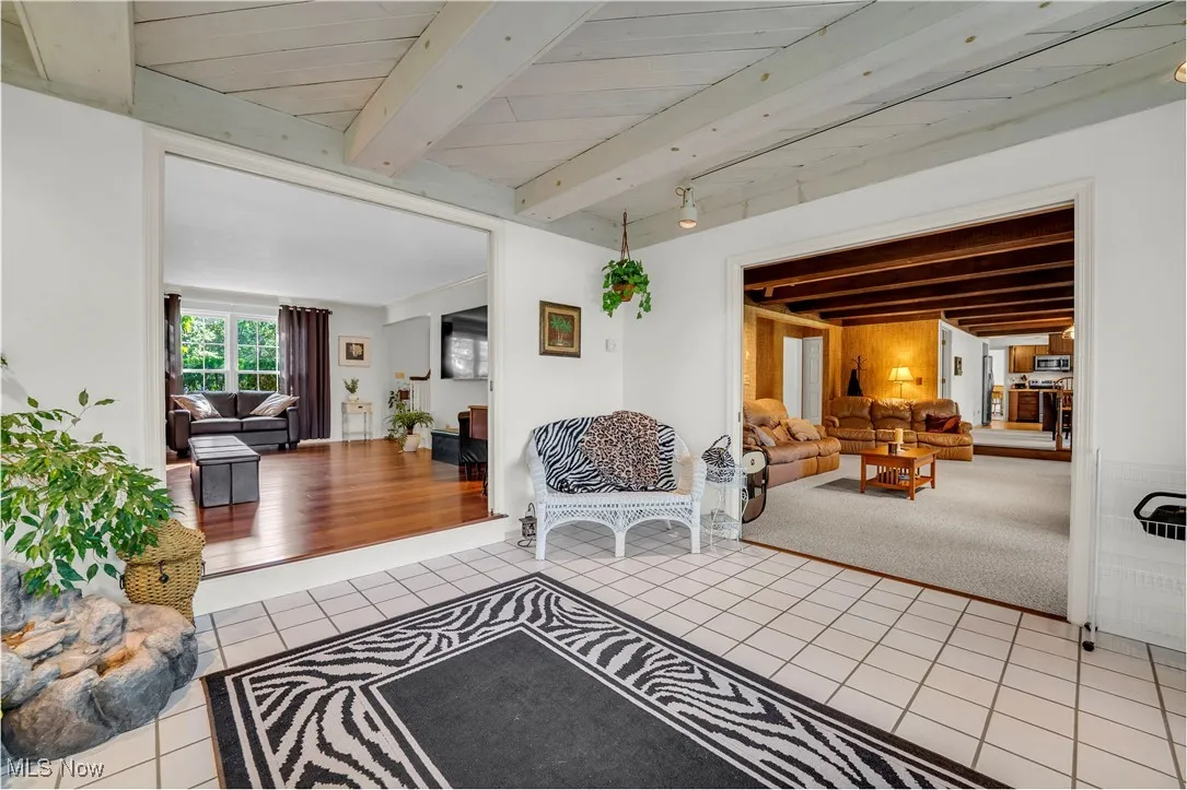 Tranquility at its most * Sliding pocket doors can keep the peace from both the living and family room with your own Water Feature