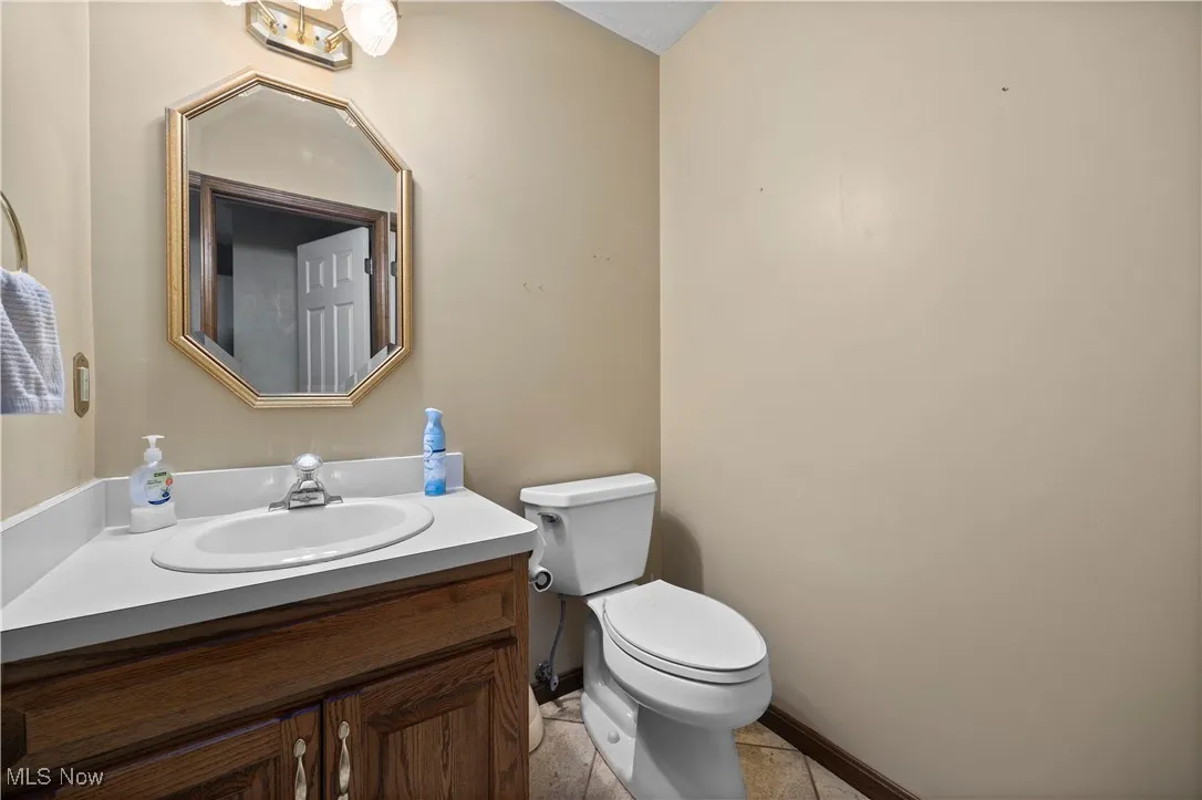 1st floor half bath