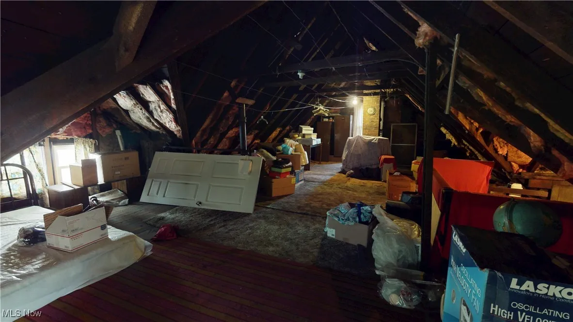 View of attic