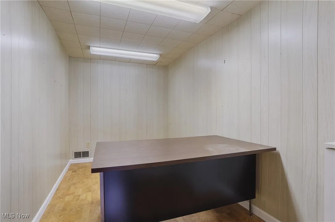 Lower level office