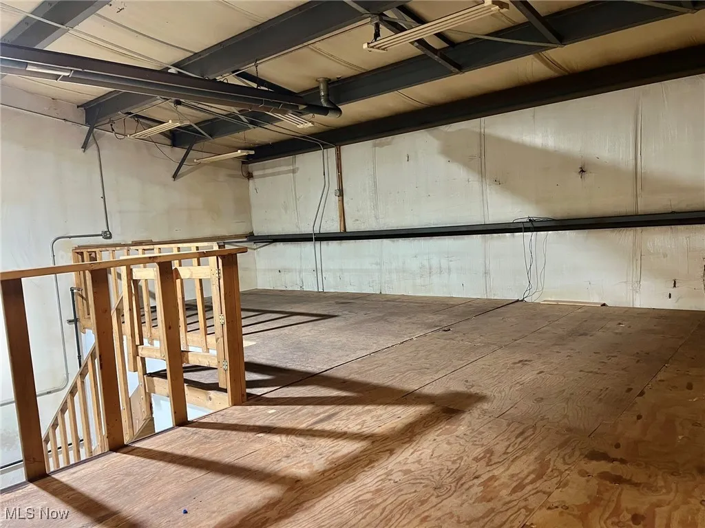 Below grade area featuring a garage