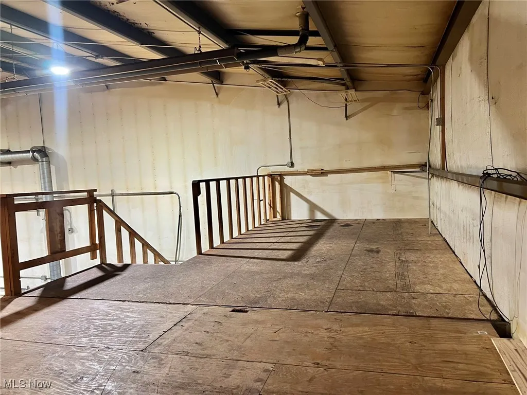 View of basement