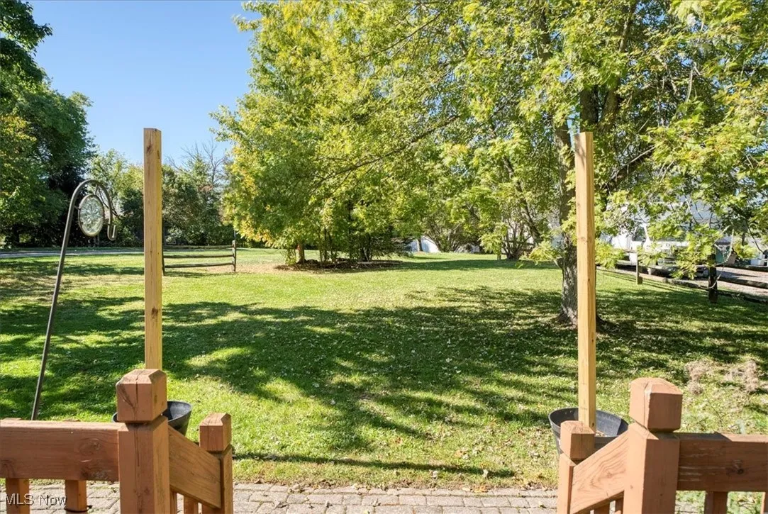 View of green lawn