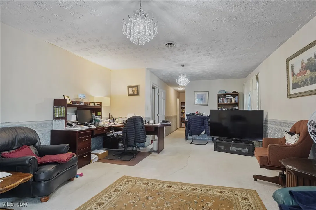 Separate suite with separate hallway to closets and personal bathroom