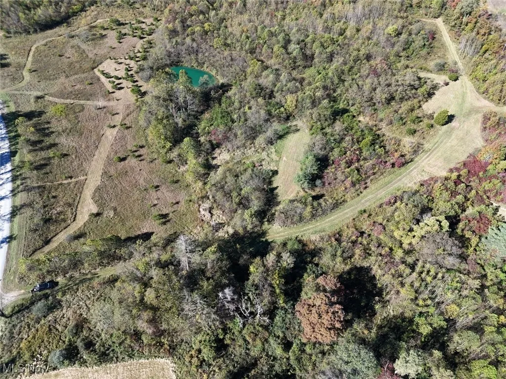 Aerial view of property and surrounding area