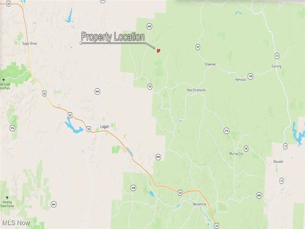 Map of property with streets / nearby areas