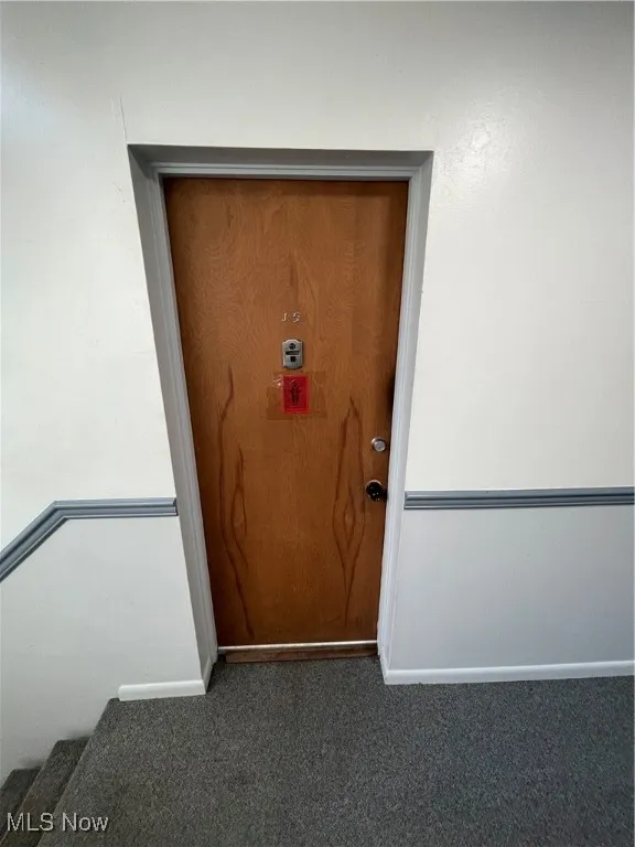View of exterior entry