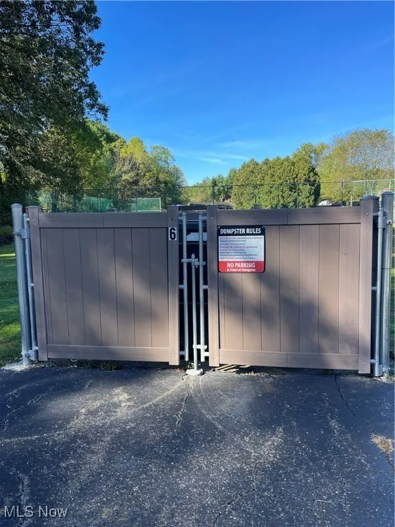 View of gate