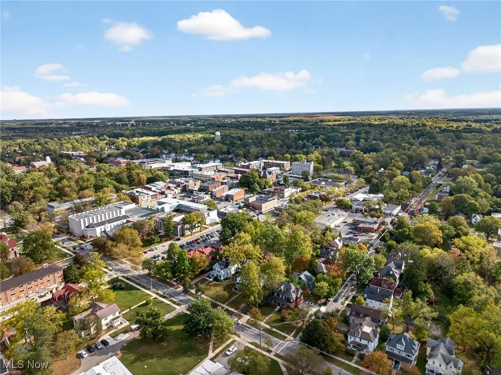 Aerial view of property's location