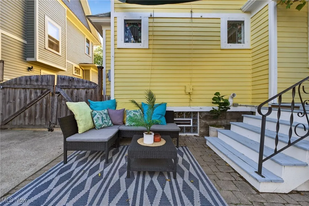View of patio featuring an outdoor living space