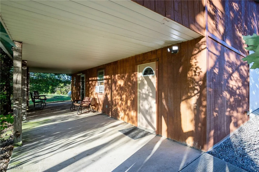 View of patio