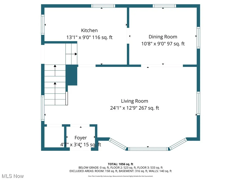 View of floor plan / room layout