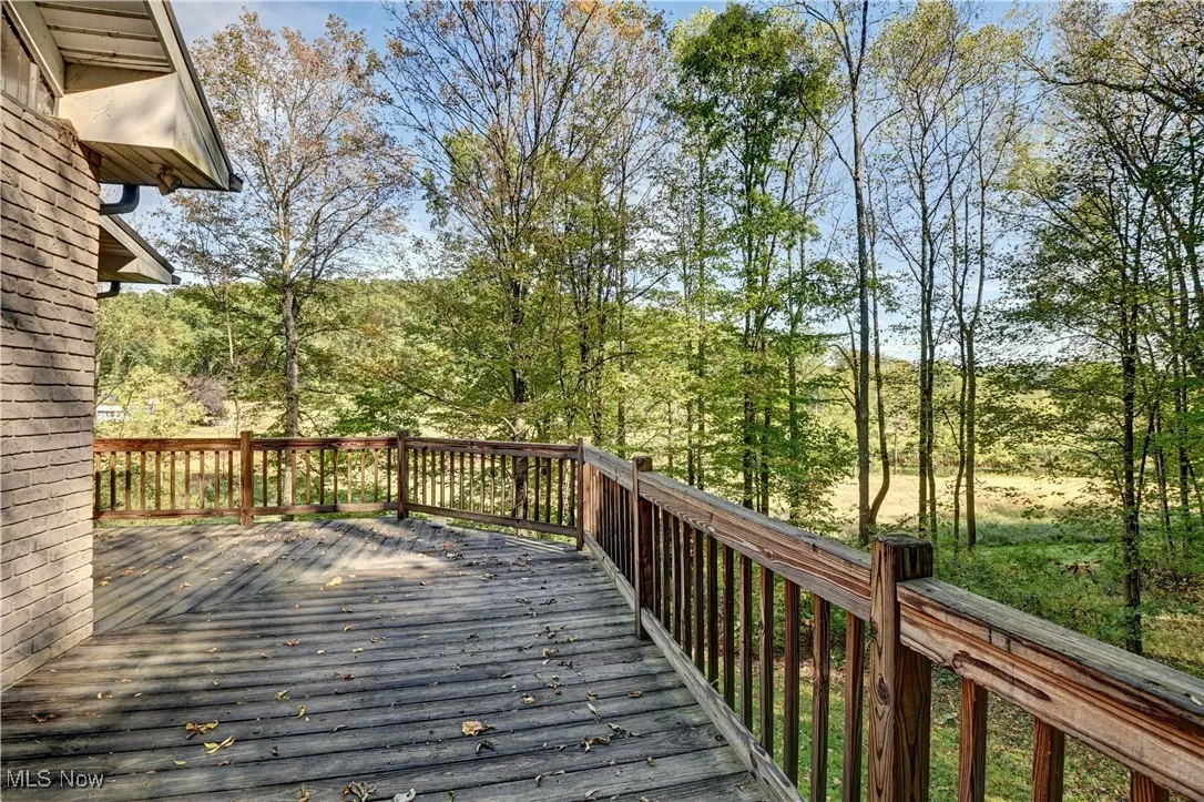 View of deck