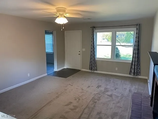 Living Room with front windows