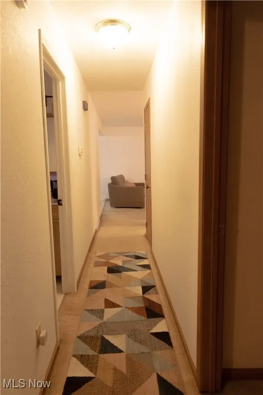 Hallway to living area