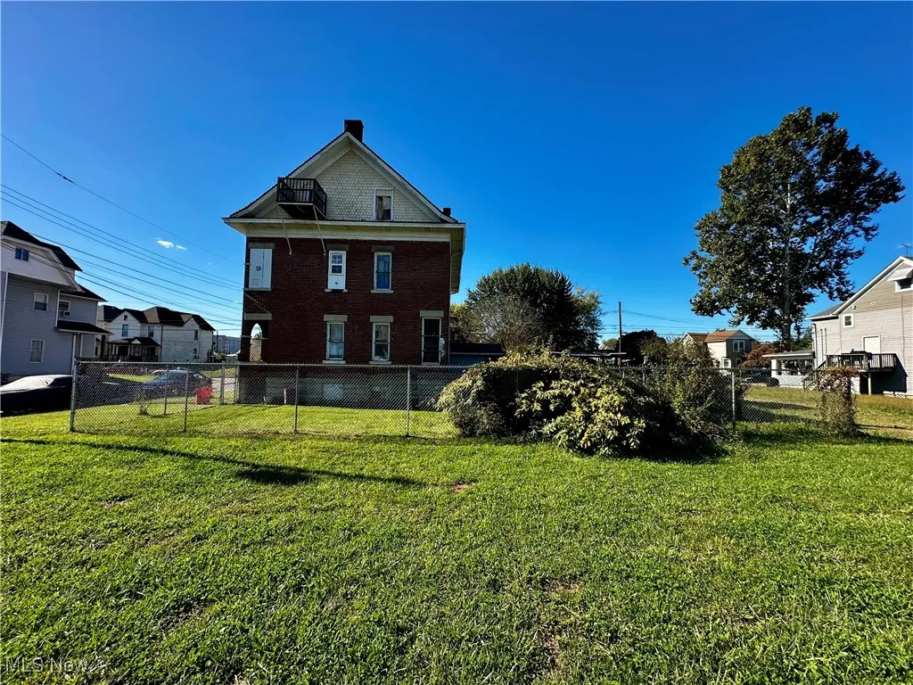 Back of Structure & Fence Line