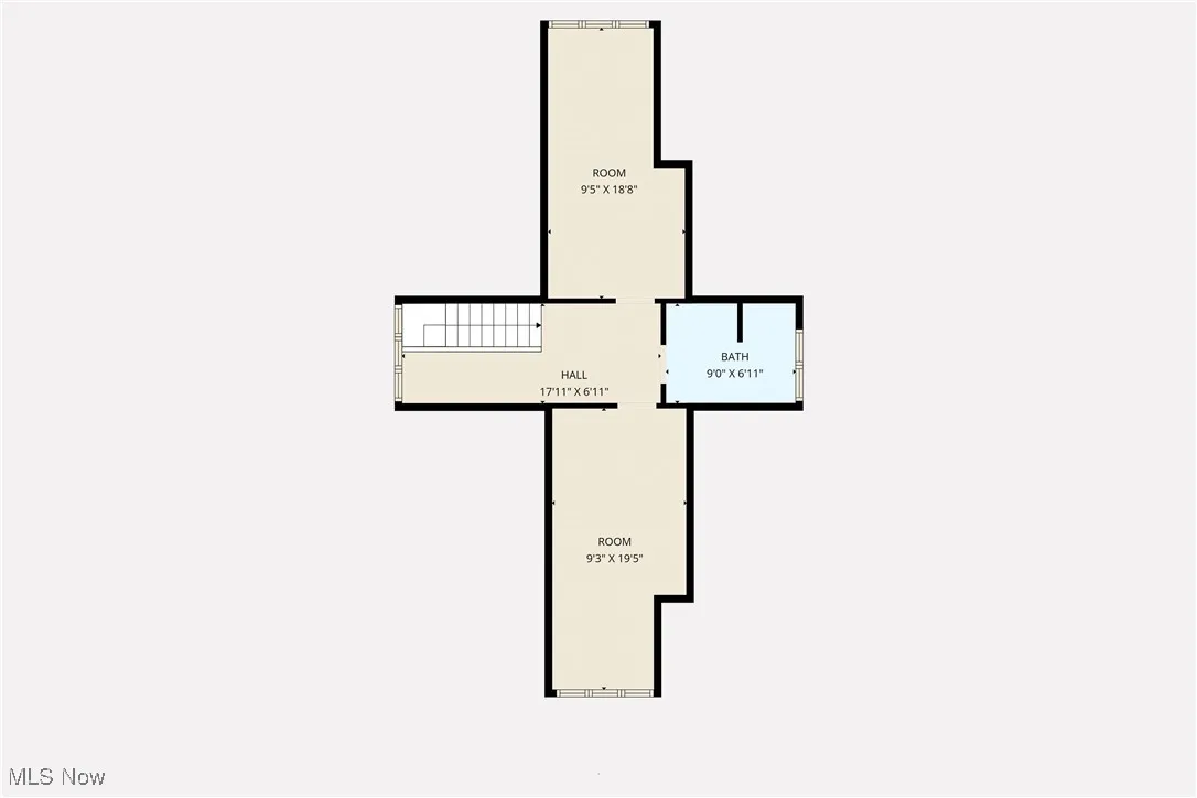 View of 2nd story room layout