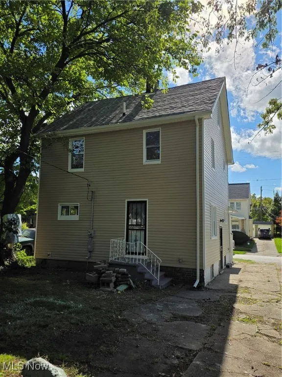 Back of property