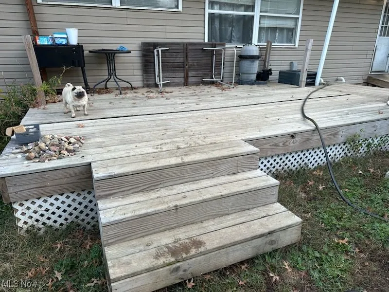 View of deck