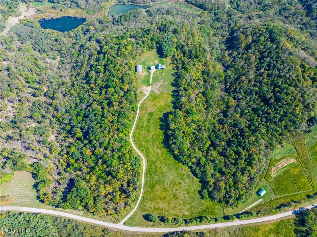 Aerial view of property and surrounding area