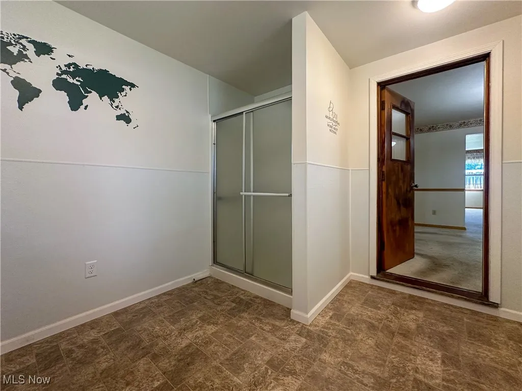 Off of the kitchen