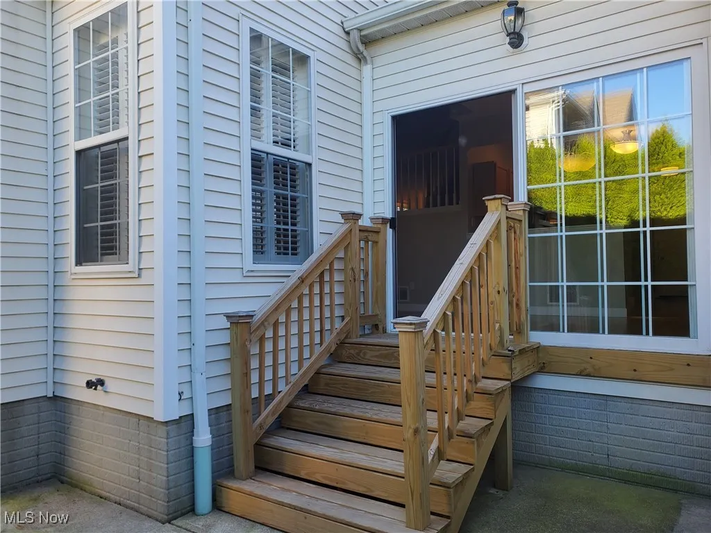 View of exterior entry