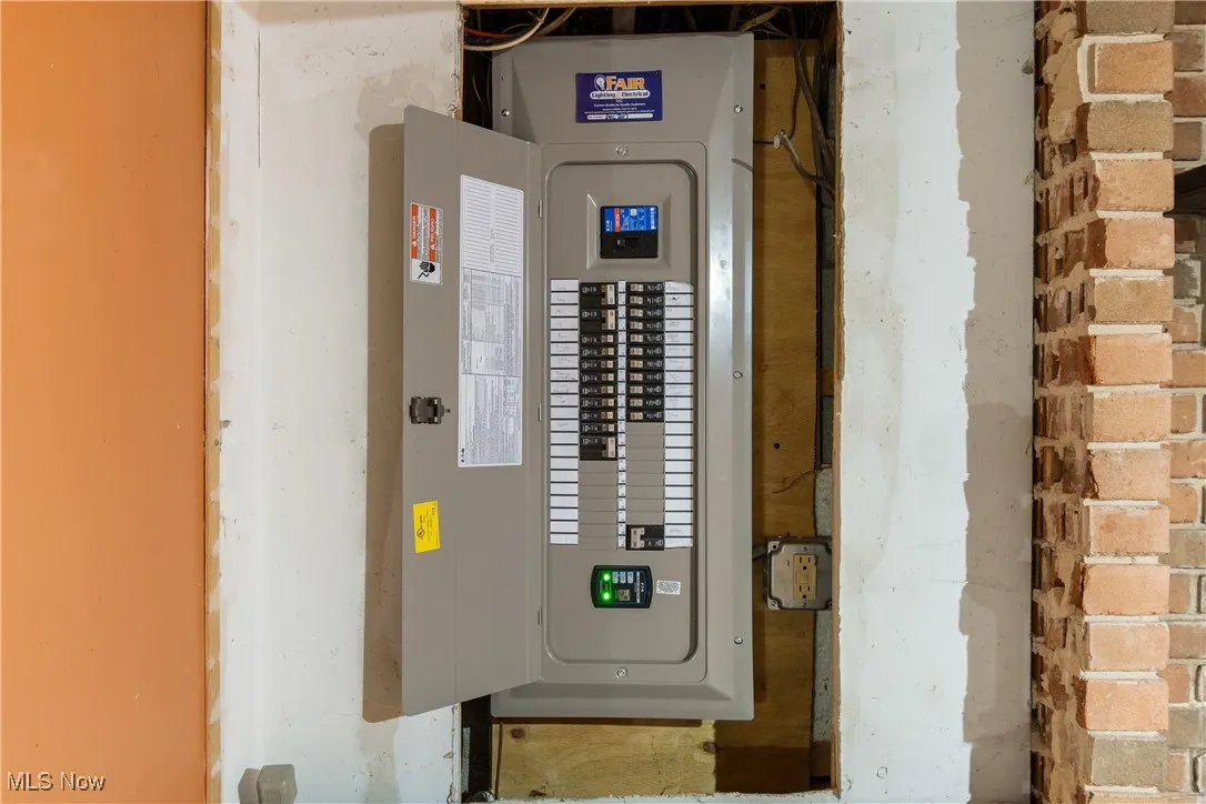 Utility room featuring electric panel