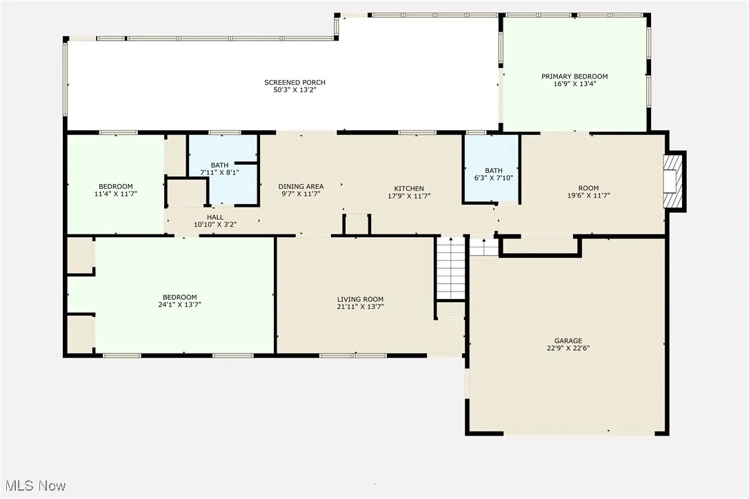 View of room layout