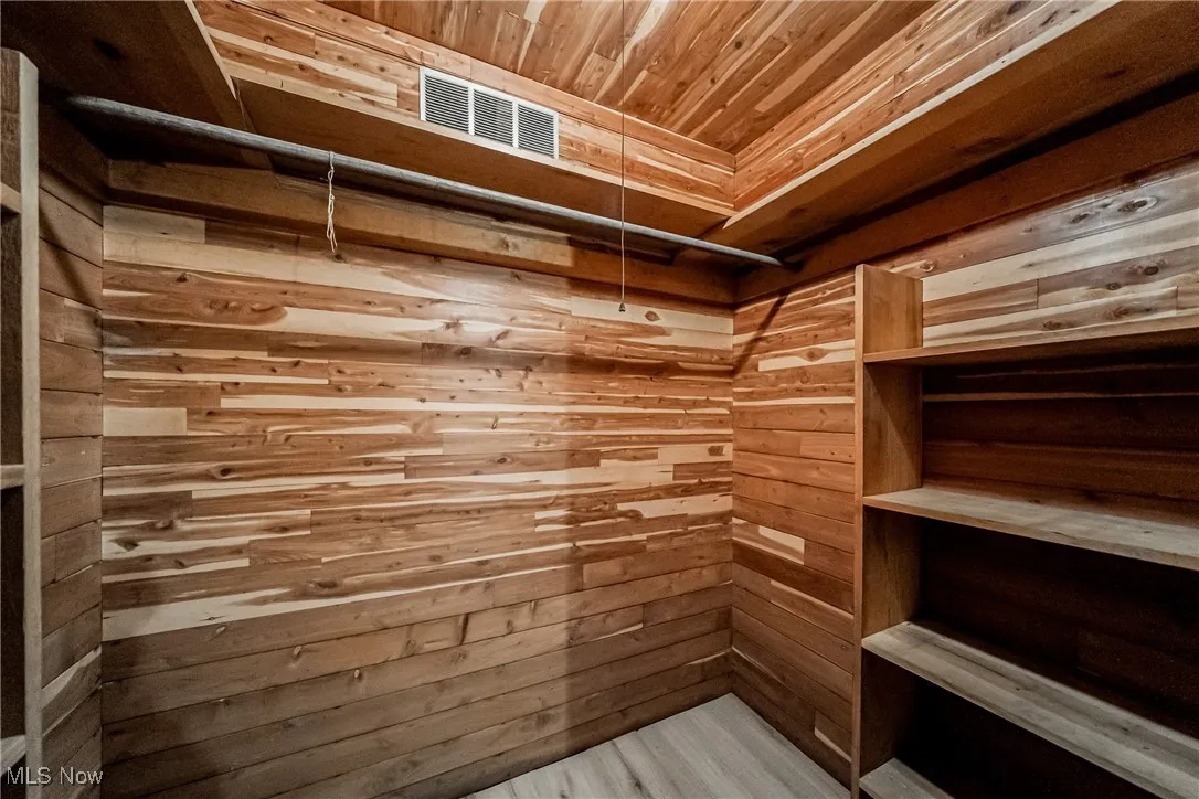 View of spacious closet
